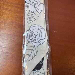 New Camellia Satin Skinny Scarf Twilly